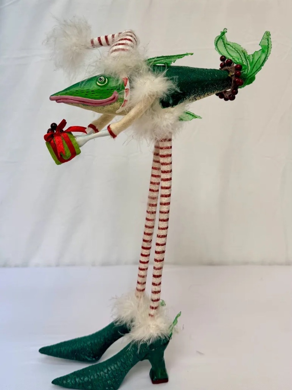 Department 56 Patience Brewster Krinkles Christmas Fish figure